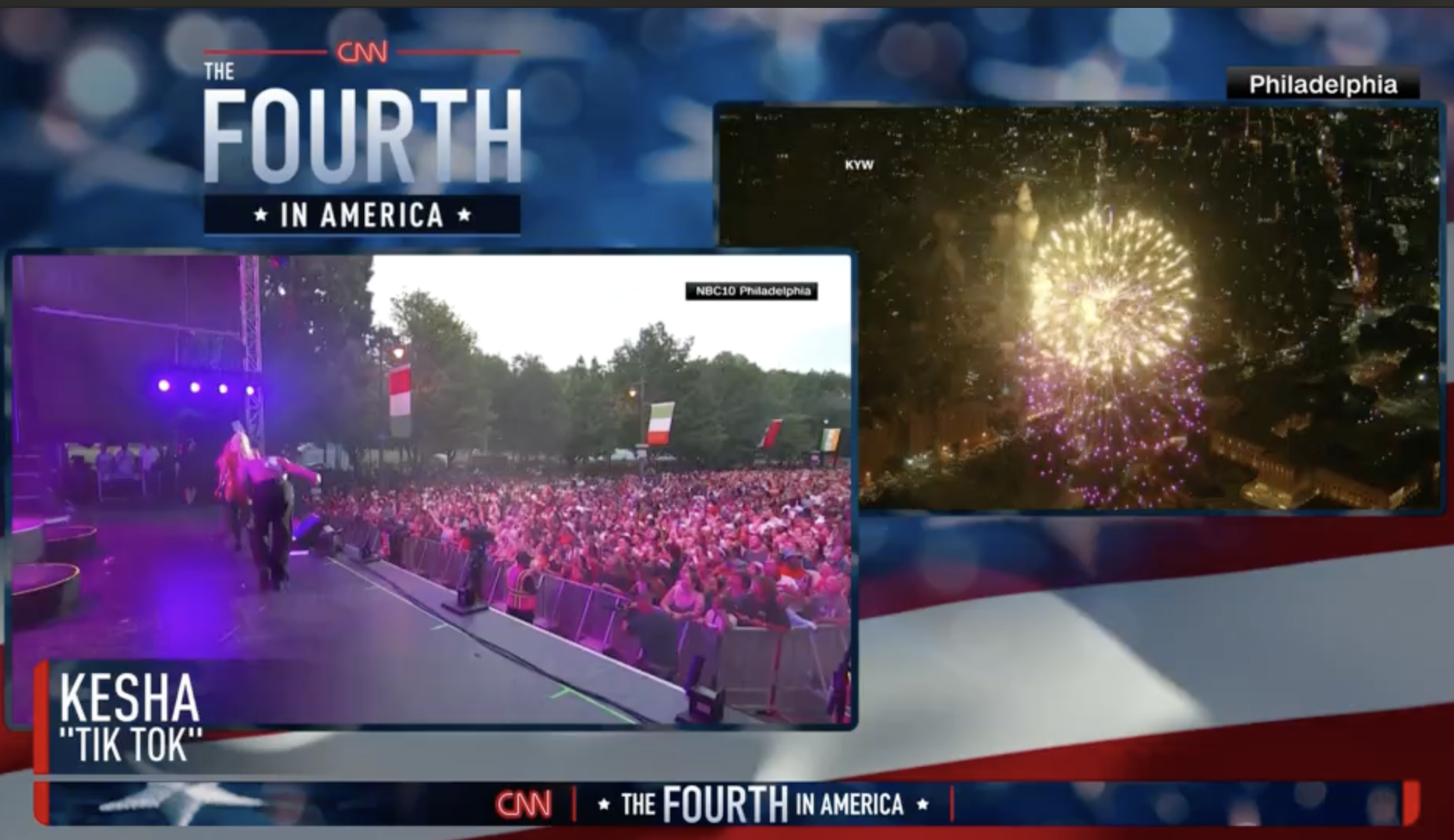 CNN Fourth in America live concert coverage