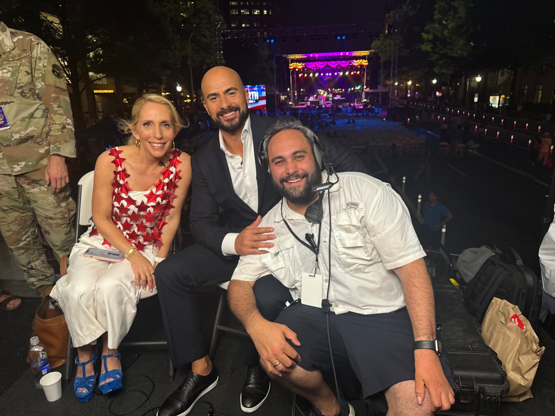 CNN anchors on the Fourth in America broadcast position